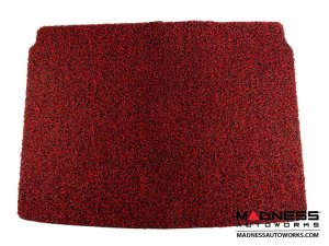 Jeep Renegade All Weather Cargo Mat - Rubber Woven Carpet - Red + Black 